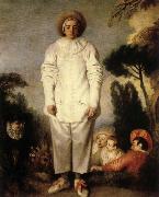 Jean-Antoine Watteau Gilles or Pierrot china oil painting reproduction